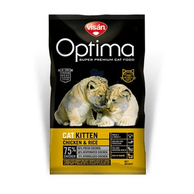 Visán Optimanova Cat Kitten Chicken and Rice 8kg