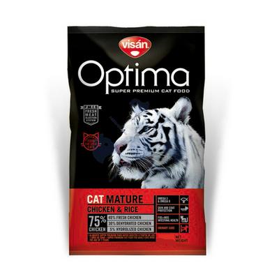 Visán Optimanova Cat Mature Chicken and Rice 8kg