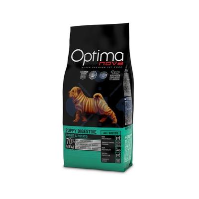 Visán Optimanova Dog Puppy Digestive Rabbit & Potato 2 kg