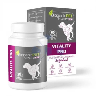 Biogenicpet Vitality Pro tabletta kutyáknak 60db