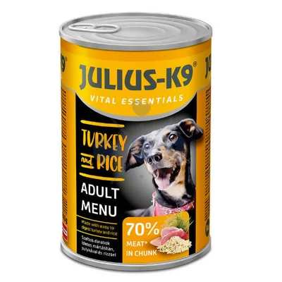 Julius K9 Turkey & Rice konzerv 1240g
