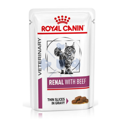 Royal Canin Renal Feline 85 g, 3 ízben - marhahúsos
