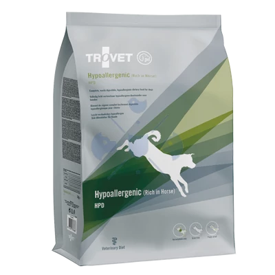 TROVET Hypoallergenic HORSE&amp;POTATO Diet (HPD)  száraztáp kutyáknak 3kg
