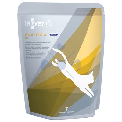 TROVET URINARY &amp; STRUVITE (ASD) CAT  Alutasakos nedves táp 85 g  CSIRKÉS
