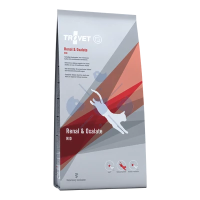 TROVET RENAL &amp; OXALATE DIET/RID csirkehúsos száraztáp macskáknak 3kg