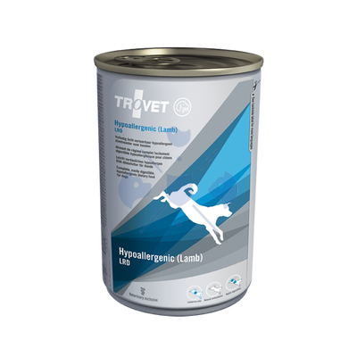 TROVET Hypoallergenic  LAMB&amp;RICE Diet/LRD Kutyáknak 400 g konzerv