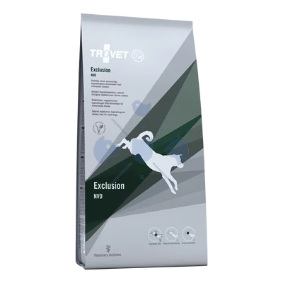 TROVET Natural Vegetarian Diet  EXCLUSION/NVD kutyáknak 2,5 kg. száraztáp