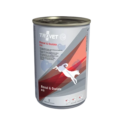 TROVET RENAL&amp;OXALATE DIET/RID konzerv felnőtt kutyáknak, 400g