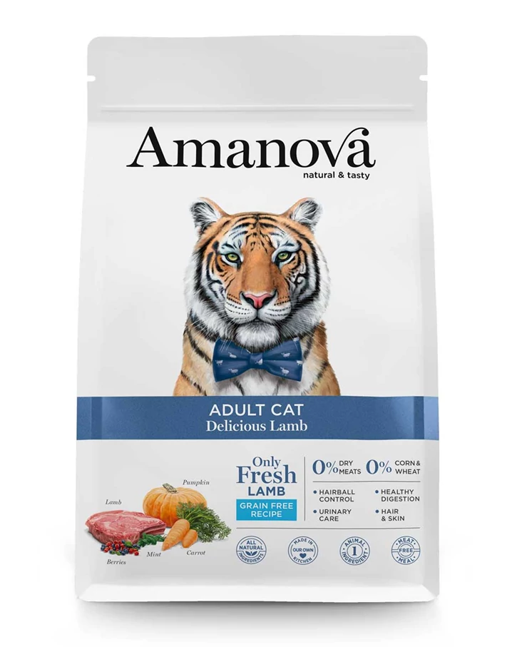 Amanova GF Cat Adult Delicious Lamb & Pumpkin 4 kg