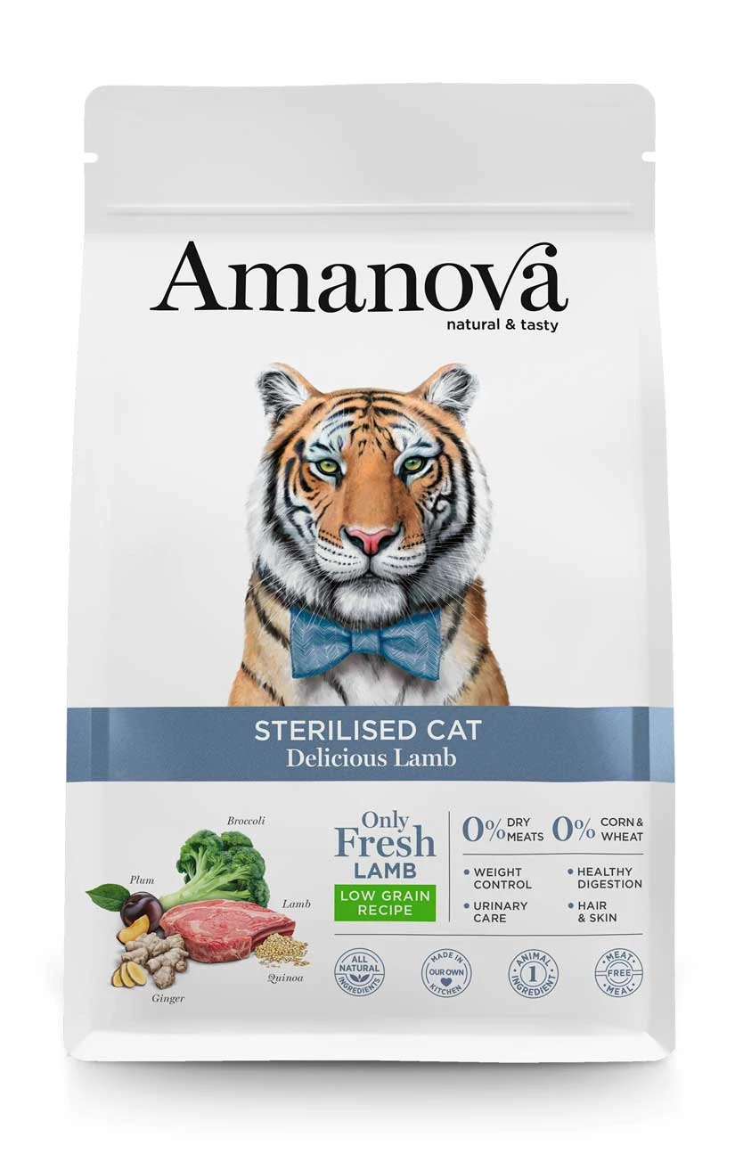 AmaNova Cat LG Sterilised Delicious Lamb & Quinoa  300g