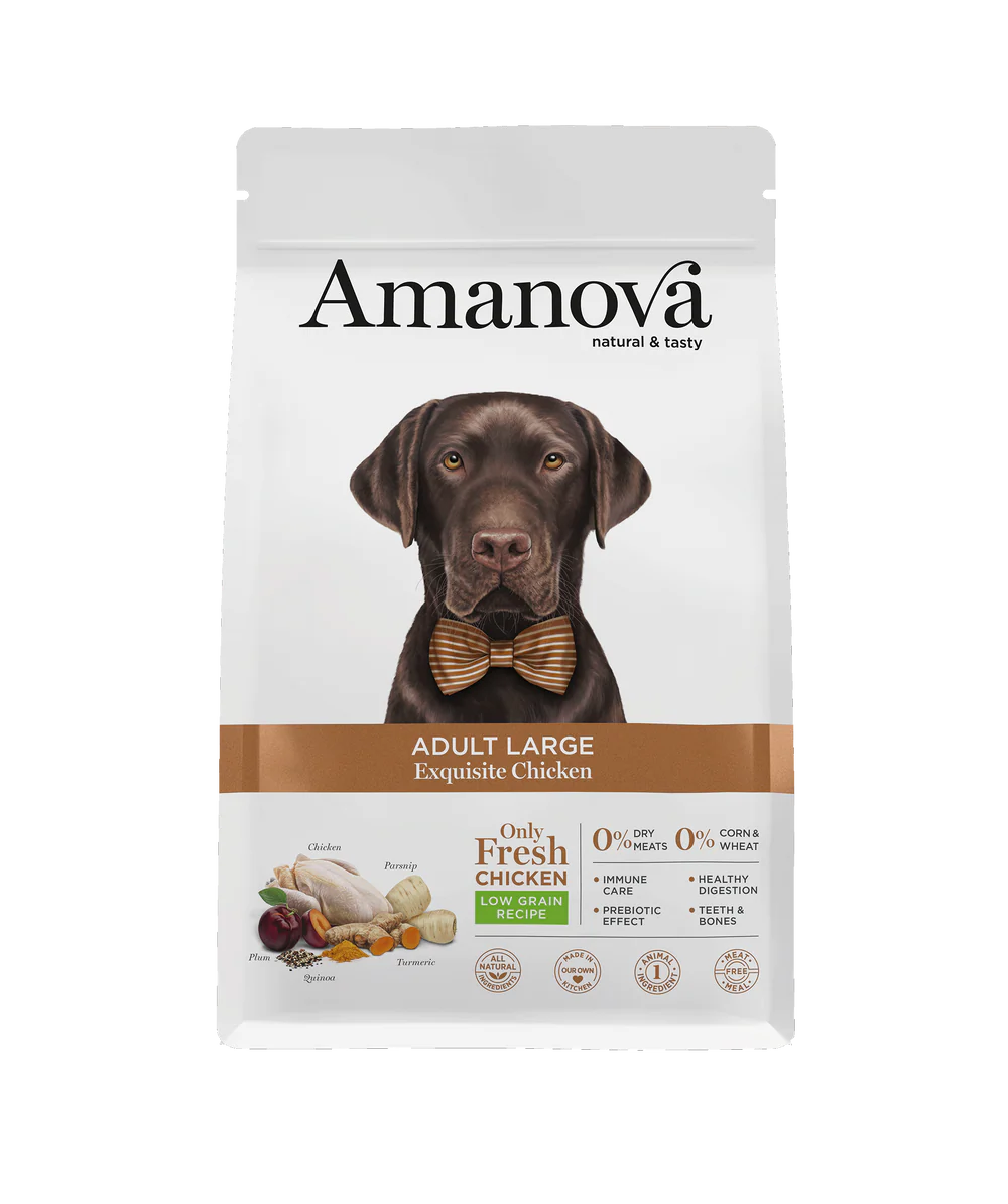 AmaNova Dog LG Large Adult Exquisite Chicken & Quinoa 12 kg