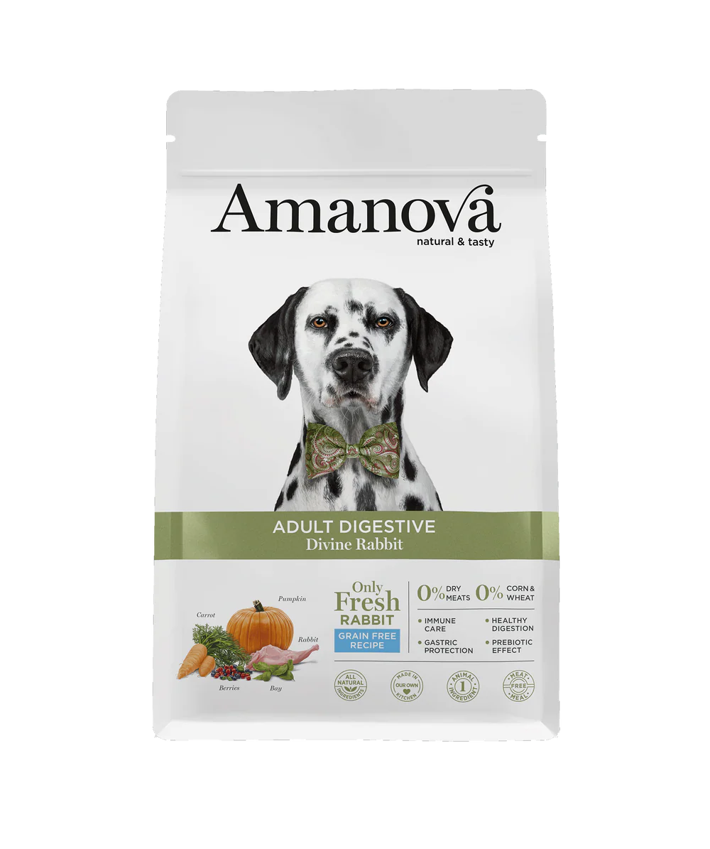 AmaNova Dog Adult Digestive All Breeds Divine Rabbit 2 kg