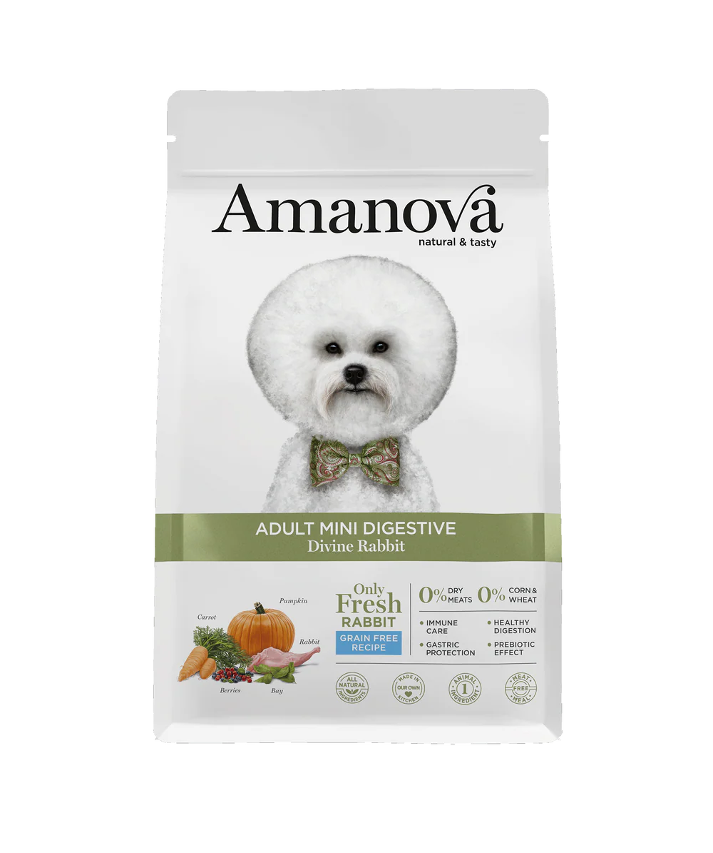 AmaNova Dog Mini Adult Digestive Divine Rabbit 7 kg