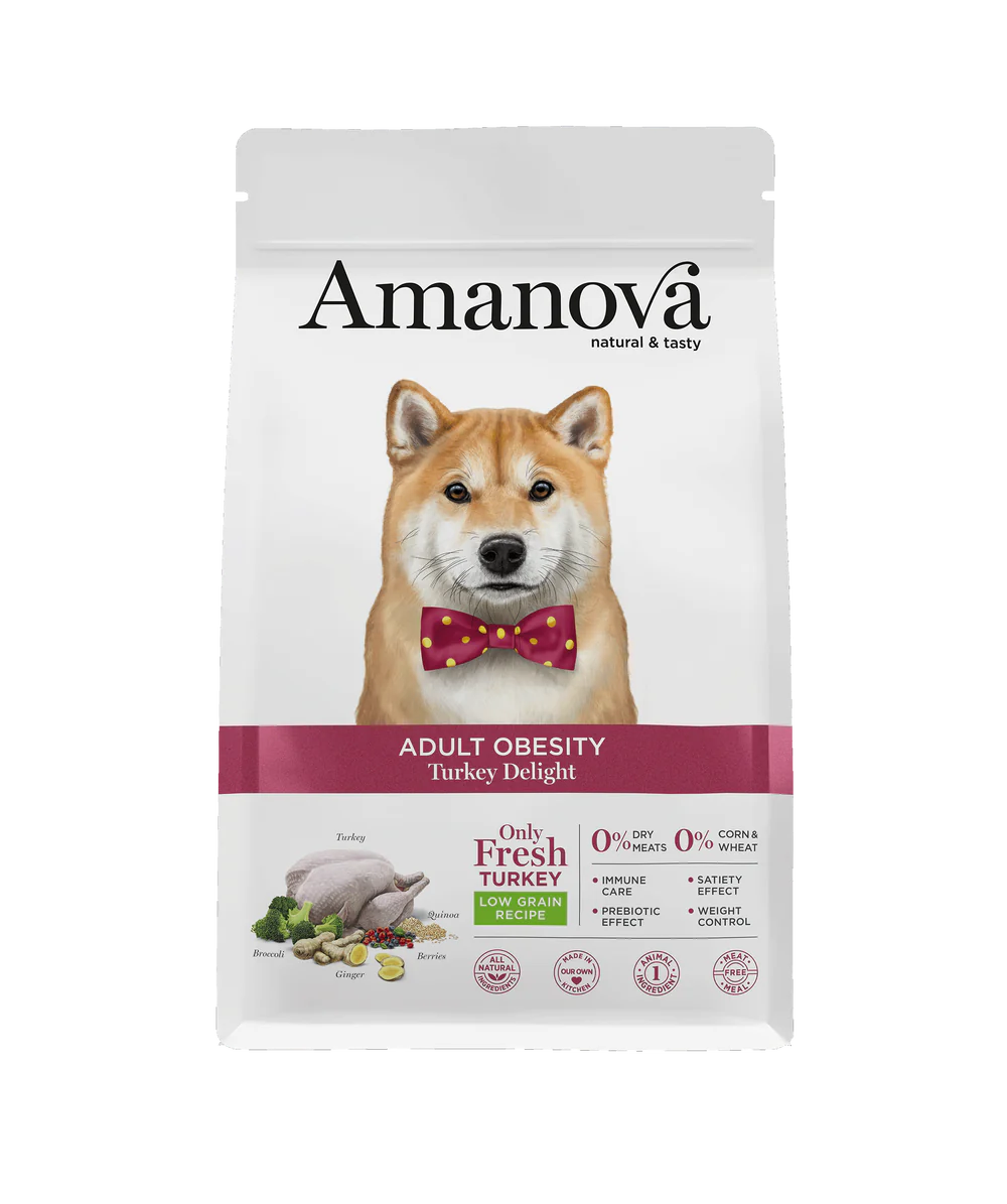 AmaNova Dog Adult Obesity All Breeds Turkey Delight 10 kg