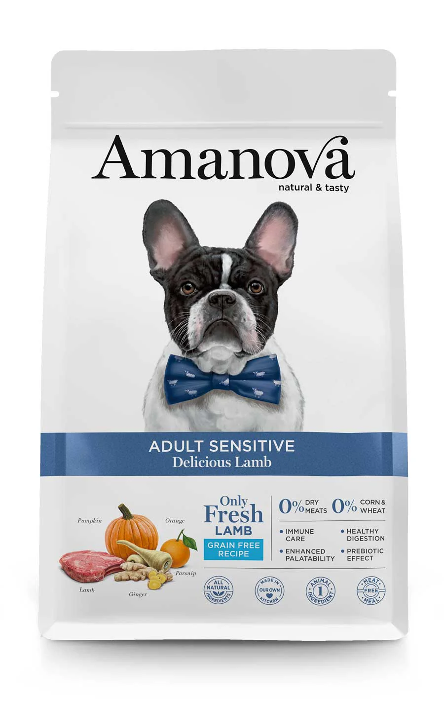 AmaNova Dog Adult Sensitive All Breeds Lamb&Pumpkin 2 kg