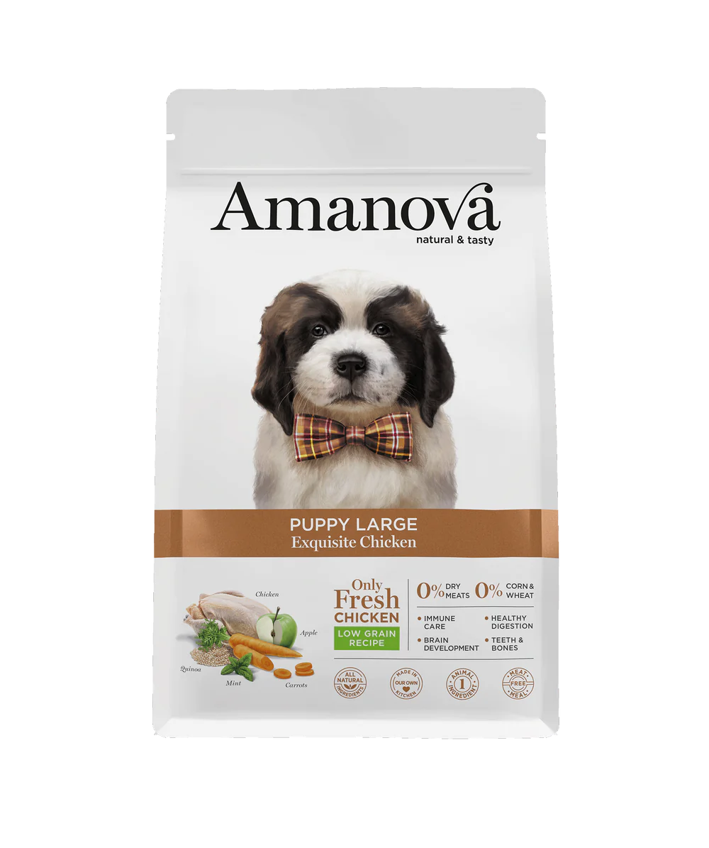 AmaNova Dog LG Large Puppy Exquisite Chicken & Quinoa 12 kg