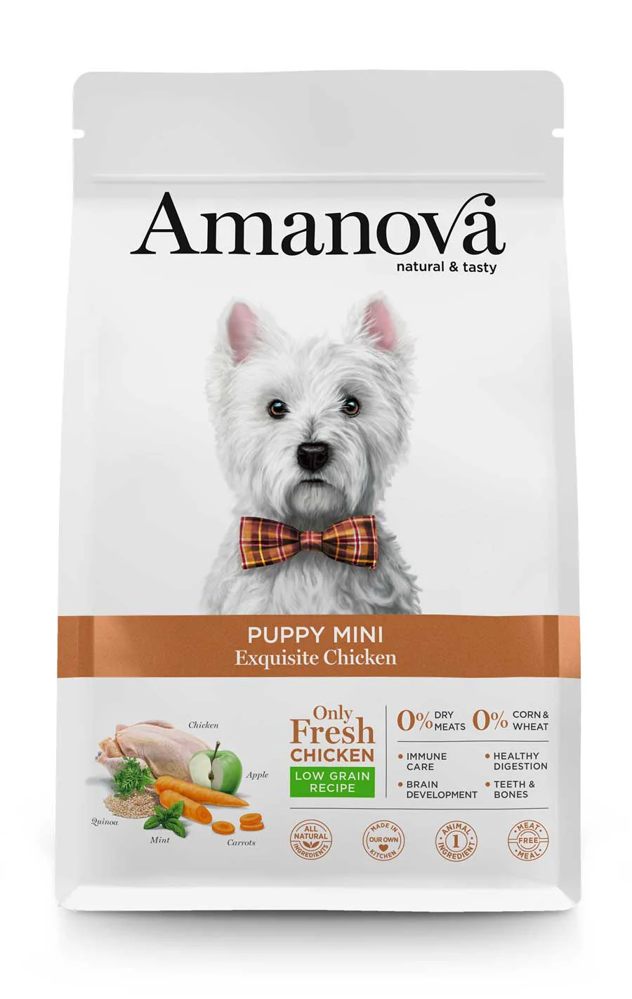 AmaNova Dog LG Mini Puppy Exquisite Chicken & Quinoa 2 kg