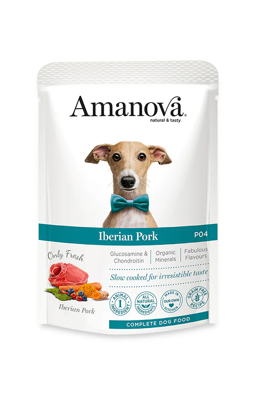 Amanova Dog GF Pouch Adult Iberian Pork P04 300 g