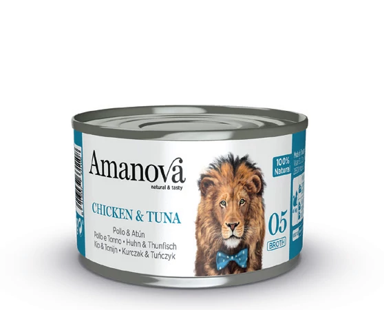 AmaNova Cat P05 Canned Chicken & Tuna Broth 70g