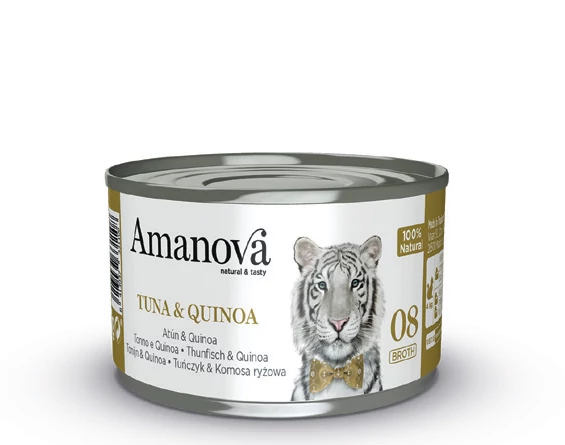 AmaNova Cat P08 Canned Tuna & Quinoa Broth 70g