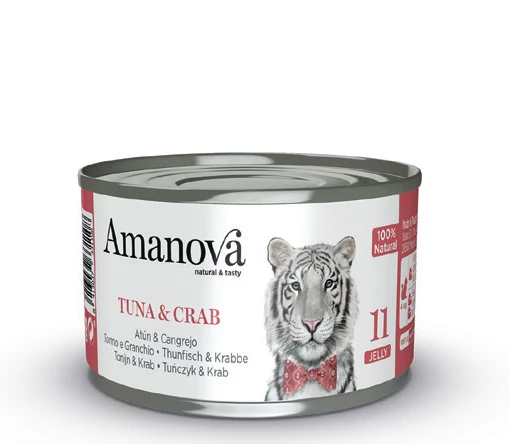 AmaNova Cat P11 Canned Tuna & Crab Jelly 70g