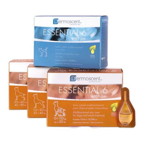 Dermoscent Essential bőrápoló spot-on kutyáknak (10-20 kg)  M 4x1,2ml