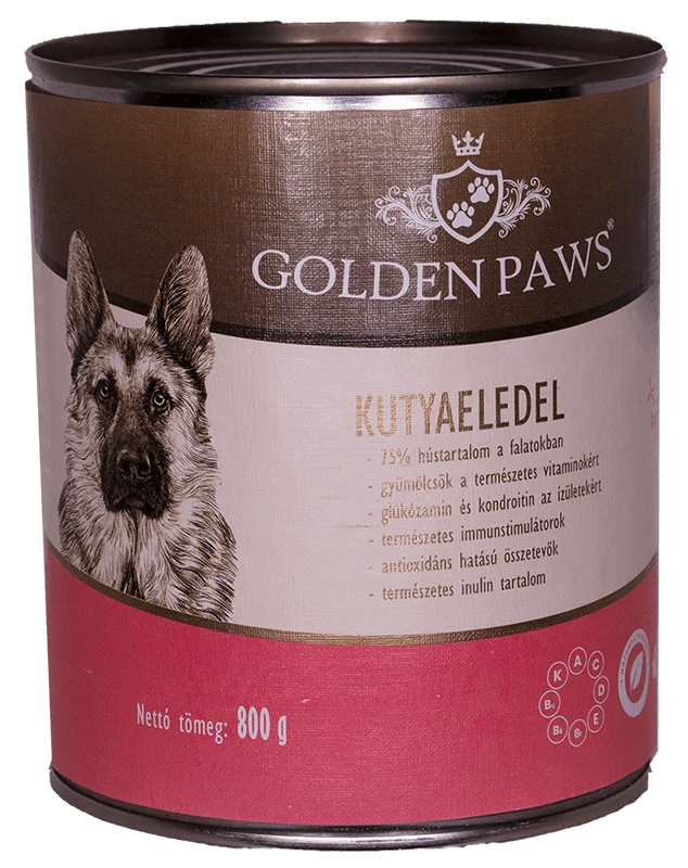 Josera Dog Golden Paws Elite tonhal és lazac konzerv 800g
