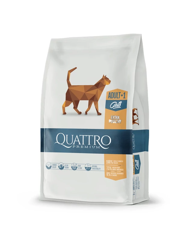 Quattro Cat Adult csirke 1,5kg