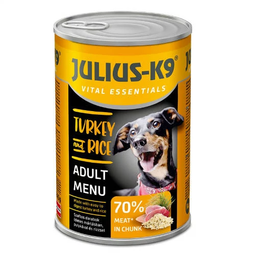 Julius K9 Turkey & Rice konzerv 1240g