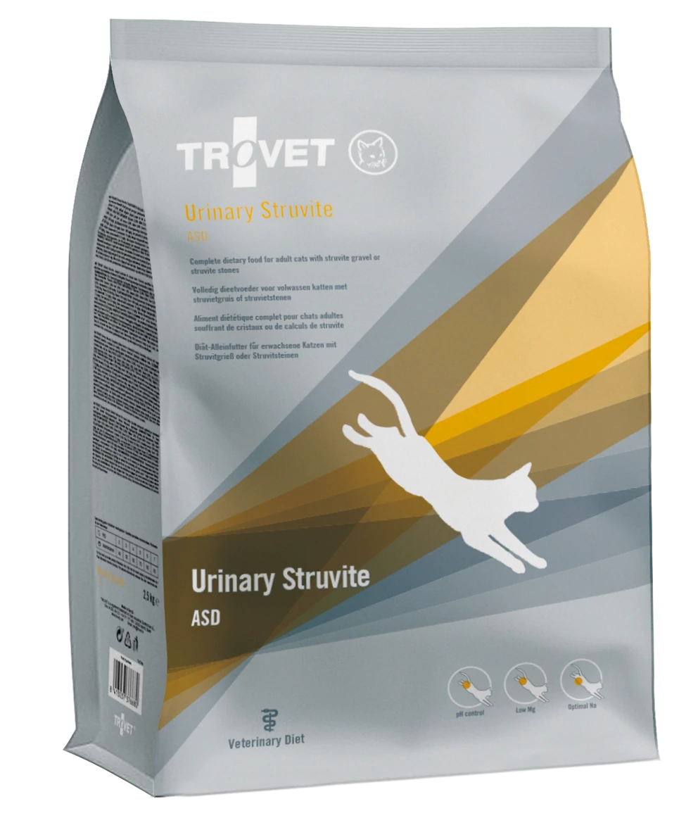 Trovet Urinary Struvit Cat ASD 2,5 kg