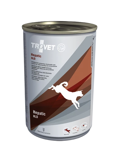 Trovet Hepatic Diet Dog HLD konzerv 400g