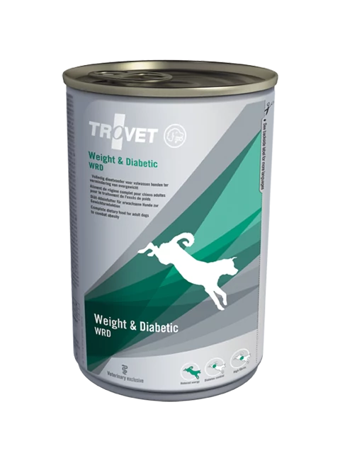 Trovet Weight and Diabetic WRD Dog konzerv 400g